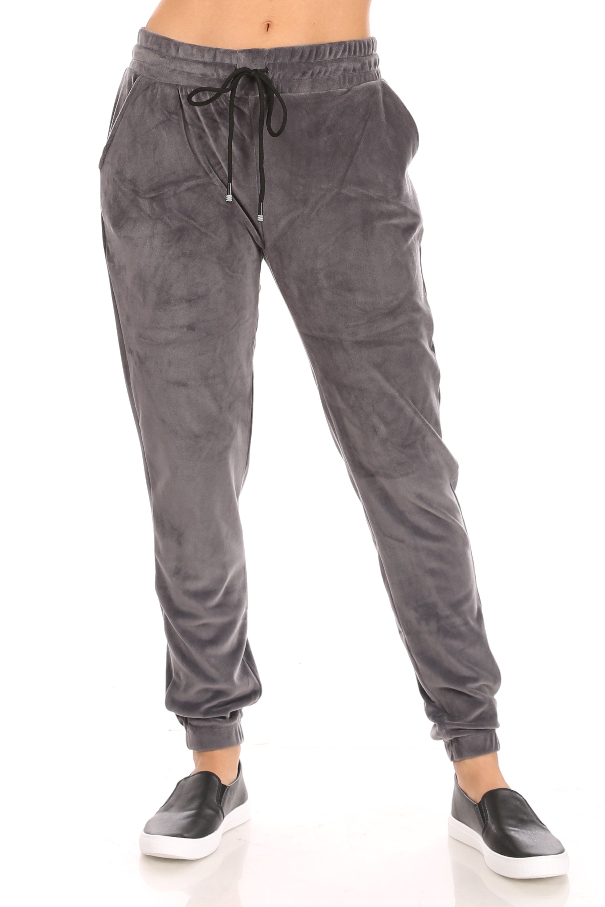 Grey Louie Velour Joggers – OrrelleTheLabel