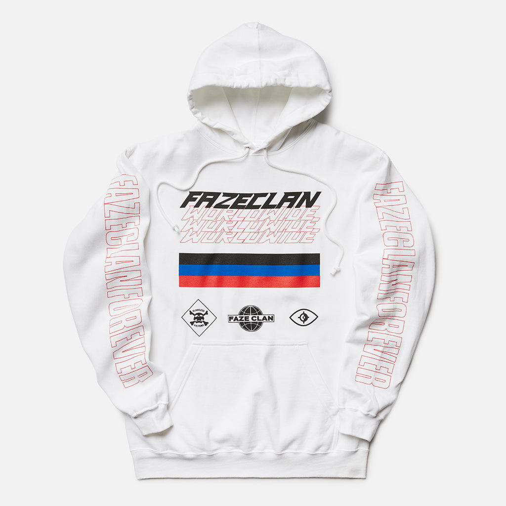 white faze hoodie