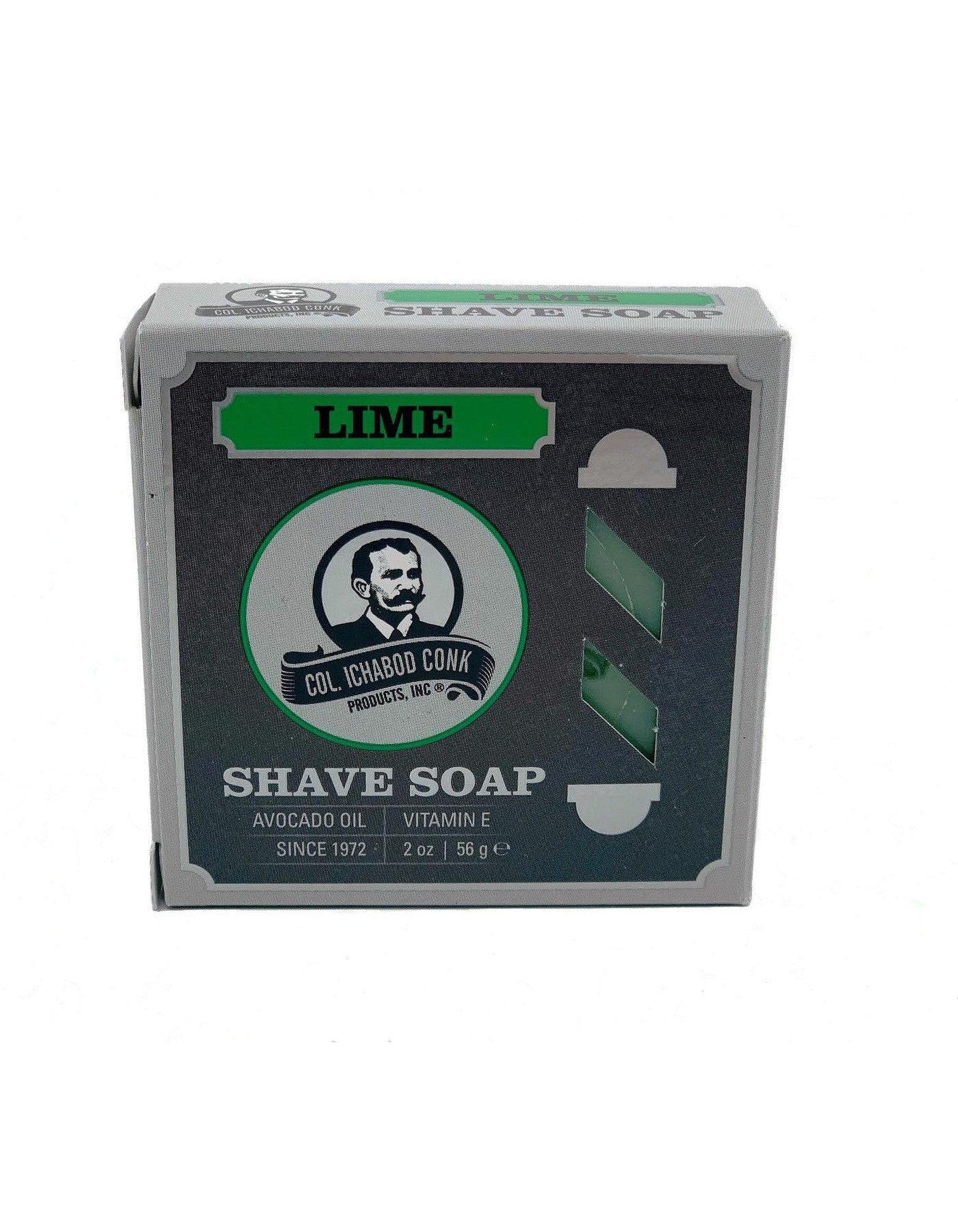 Image of Col Conk Shaving Soap, Lime Small 2 oz