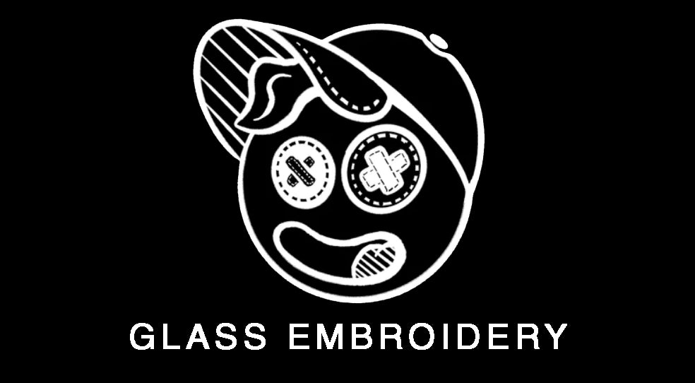 Glass Embroidery Logo