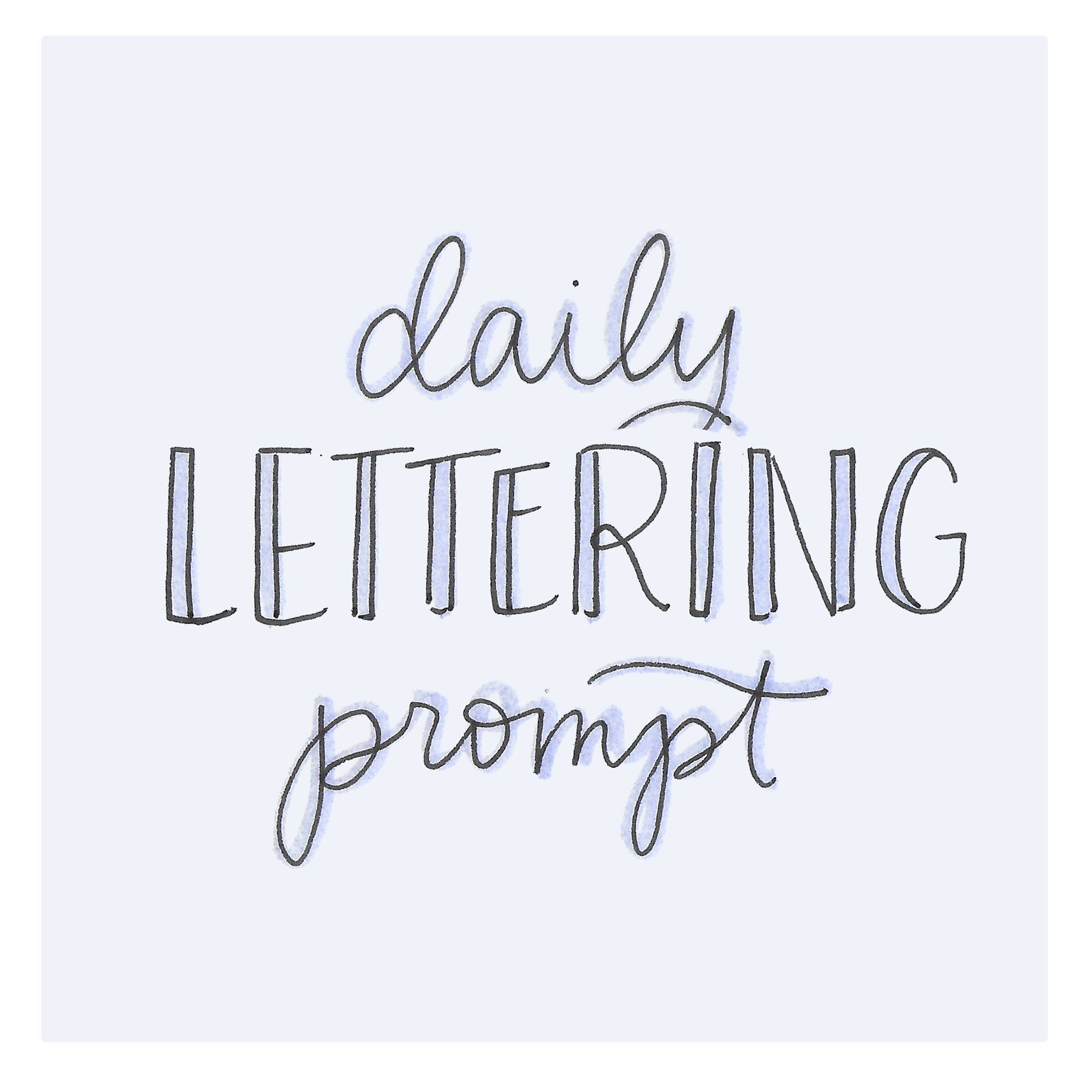 Lettering Challenge Recap January Let S Make Art