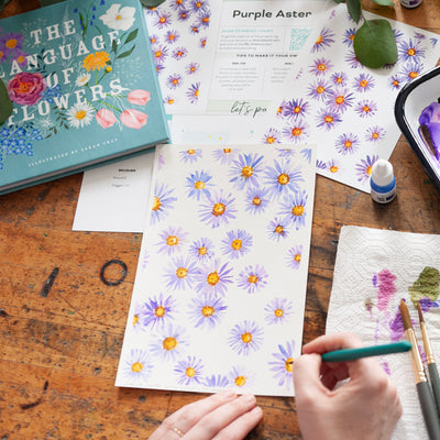 Talking Pansies Watercolor Project Kit– Let's Make Art