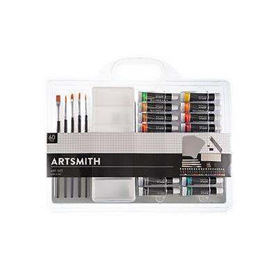 artsmith colored pencils drawing kit 60pc - drawing pencil set with