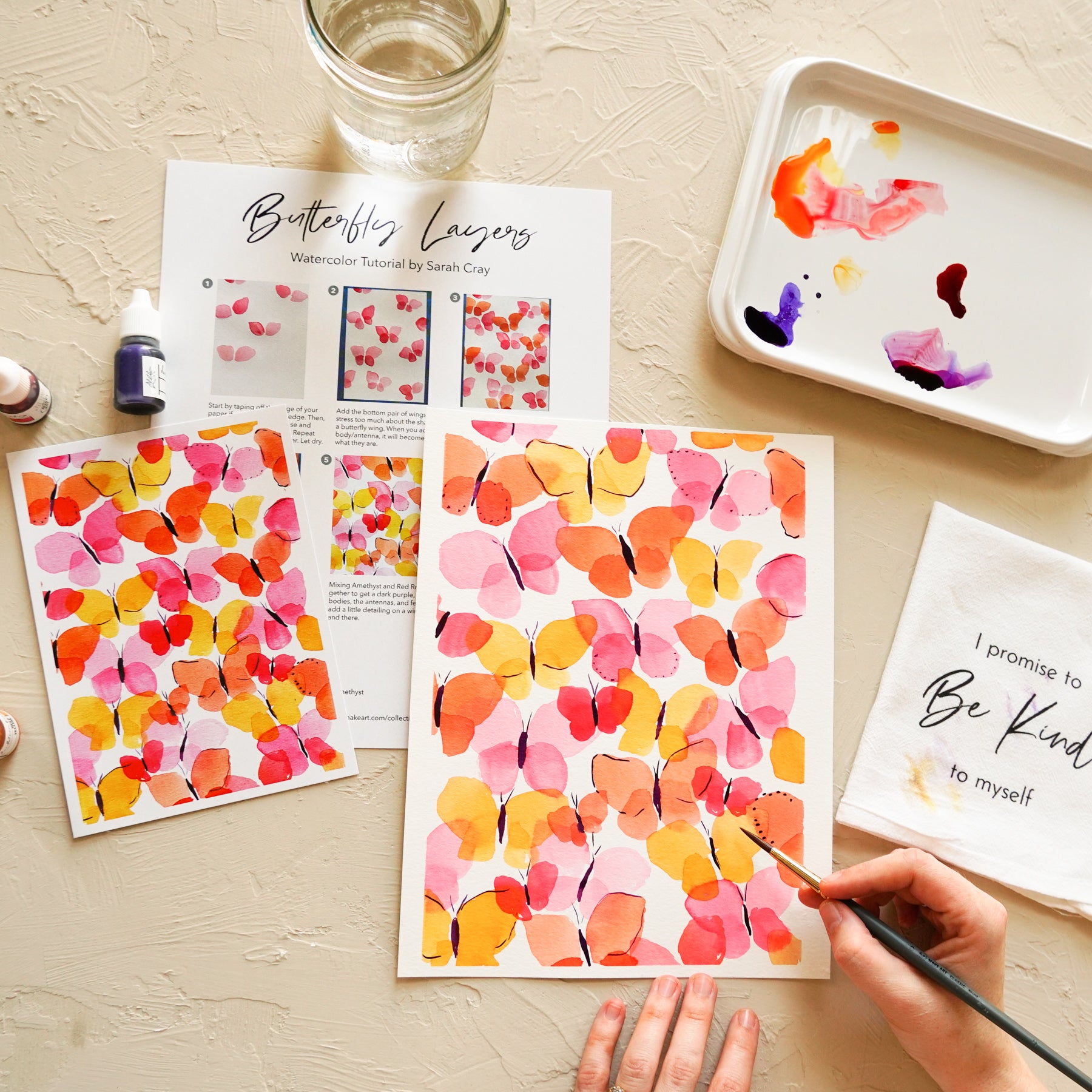 Download Butterfly Layers Watercolor Kit Let S Make Art