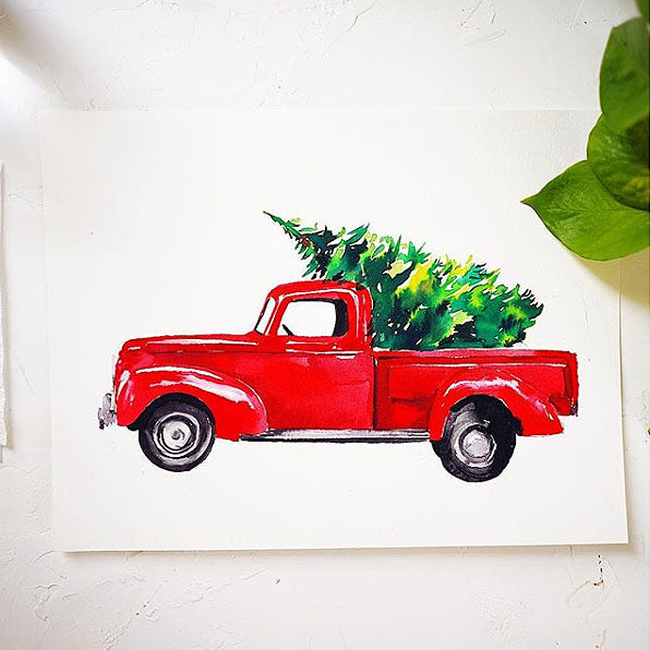 Farm Truck Holiday Art Kit - Artsy Rose Academy