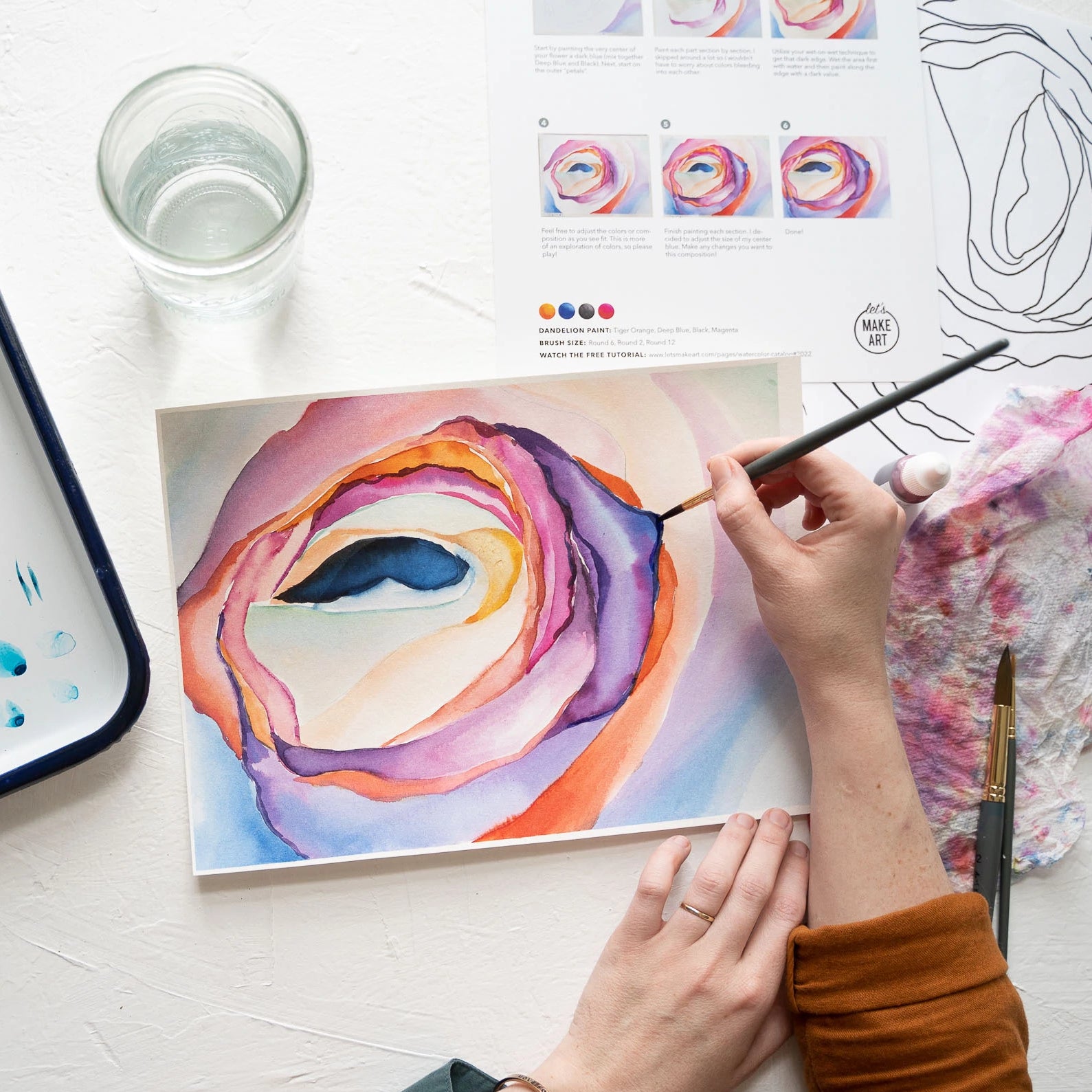 Watercolor Subscription Box– Let's Make Art