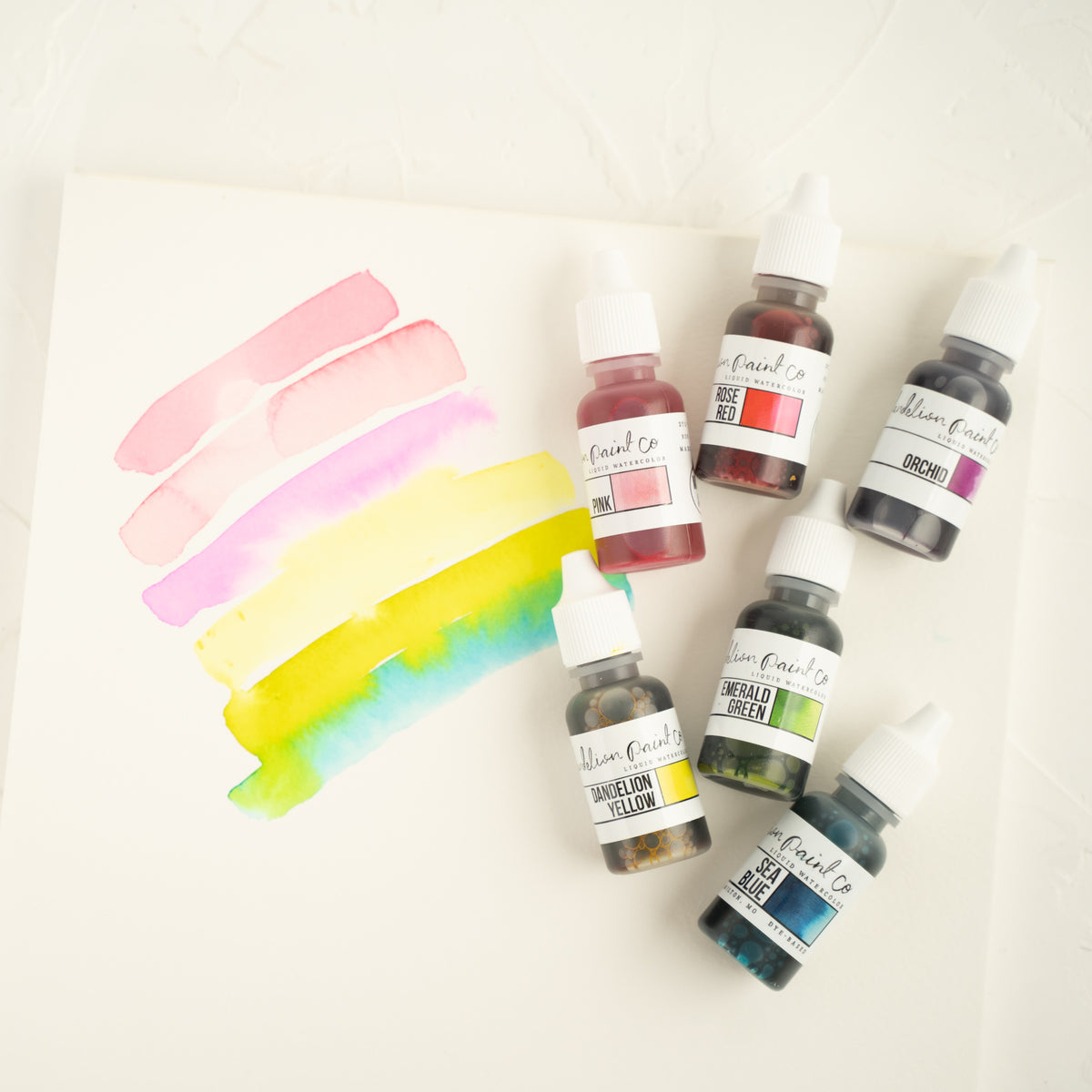 Dandelion Print Co. Liquid Watercolor Paint Set — INDIGO HIPPO