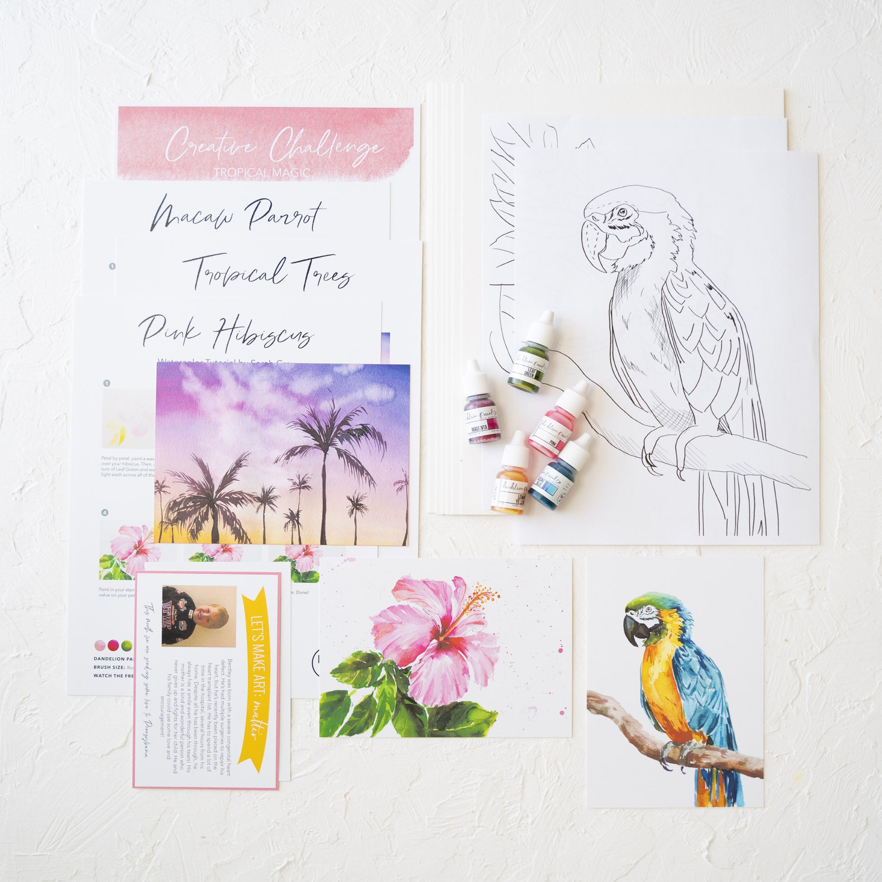 Watercolor Subscription Box– Let's Make Art