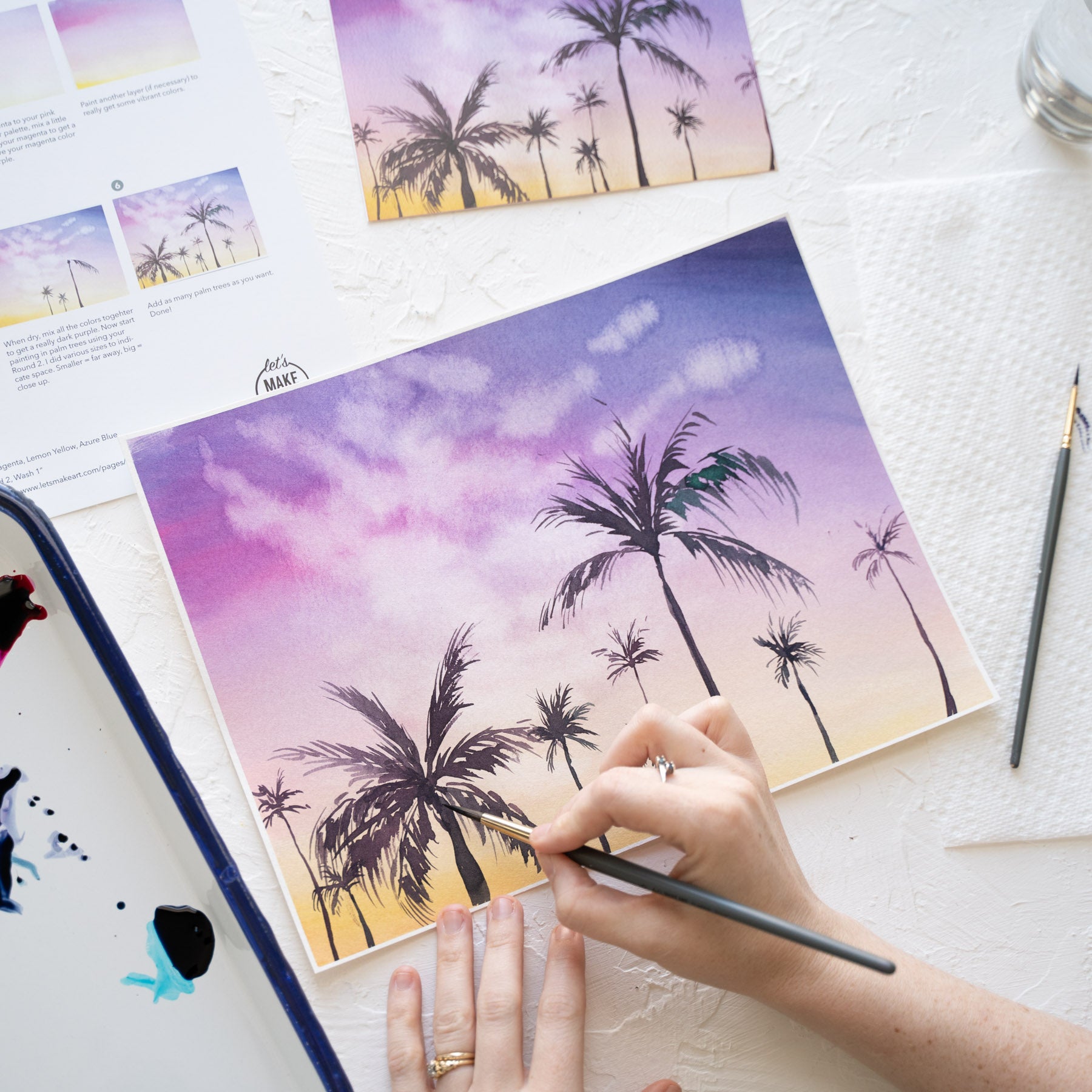 Watercolor Subscription Box– Let's Make Art