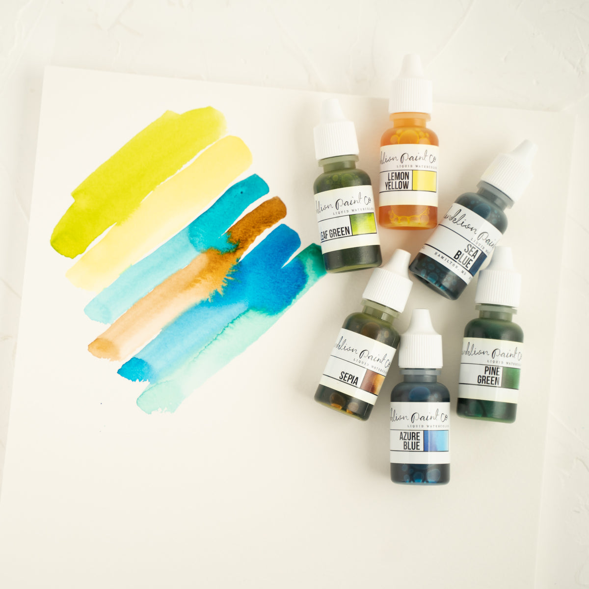 Dandelion Print Co. Liquid Watercolor Paint Set — INDIGO HIPPO