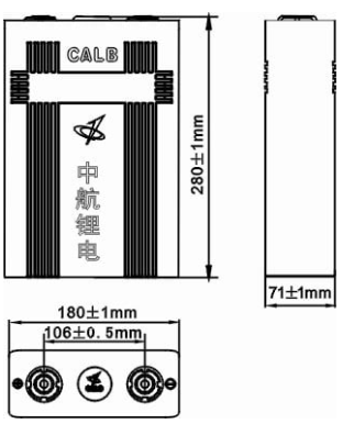 New CALB 3.2V 180AH LIFEPO4 PRISMATIC CELL CA180FI