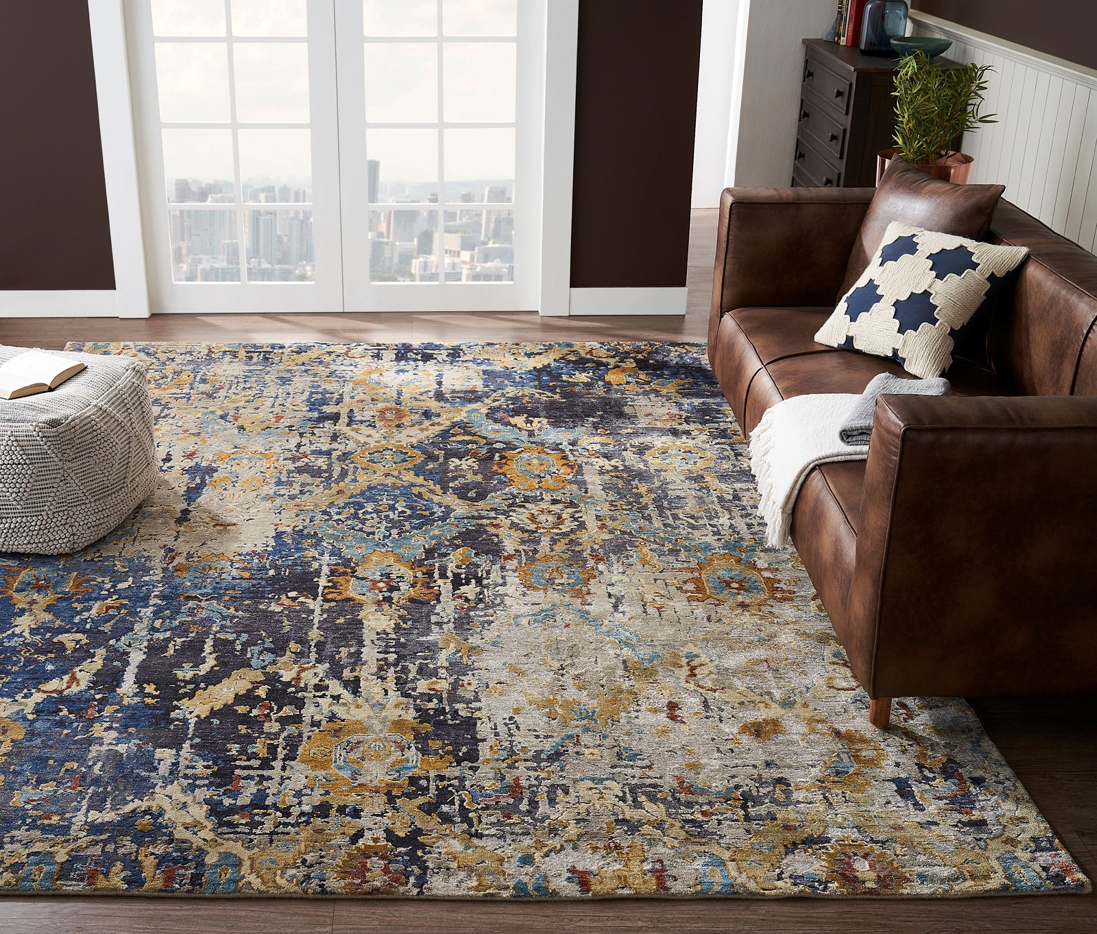 Rugs Done Right Malden MN72 Blue Multi Rug