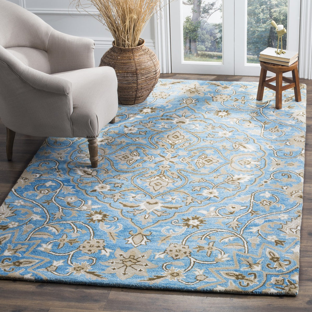 Safavieh Clearance Bella BEL673C Blue Rug Rugs Done Right