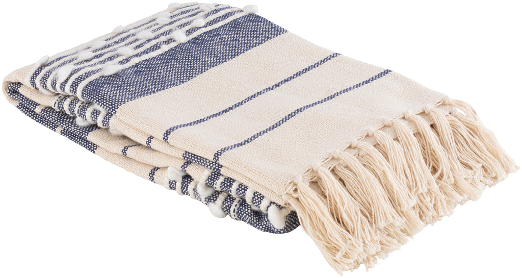 navy throw rug