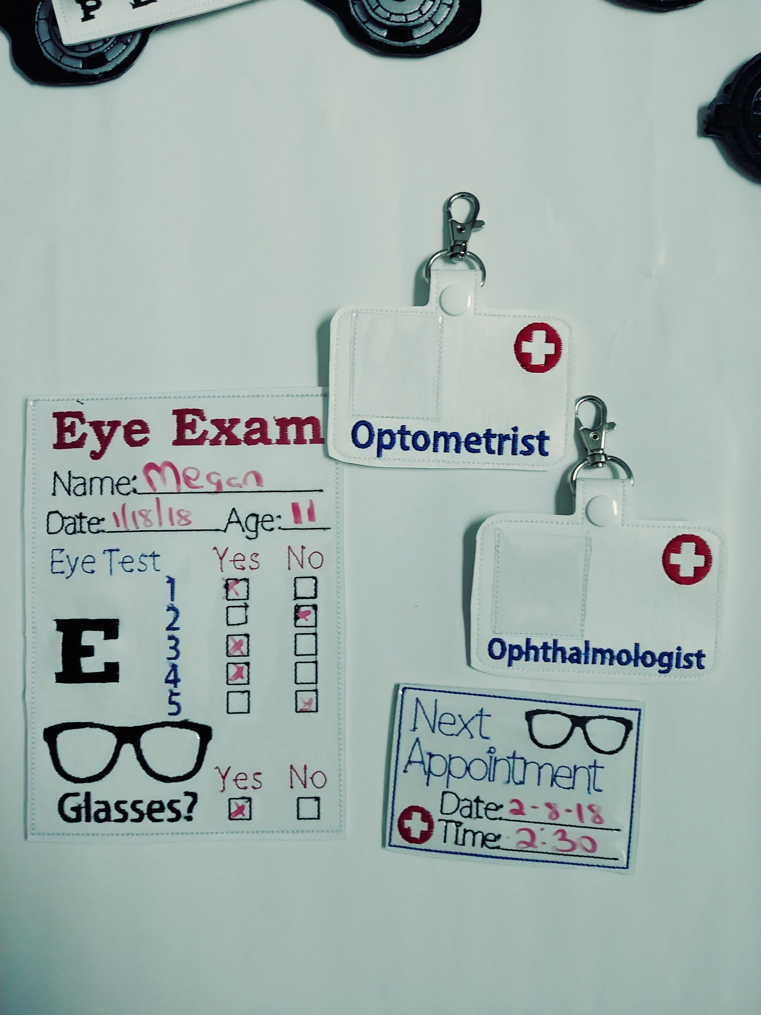 eye doctor play set