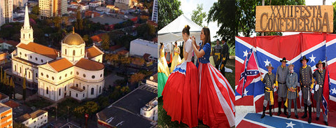Americana Sao Paolo Brazil with regional Confederates Celebrations and Basilica of Saint Anthony of Padua