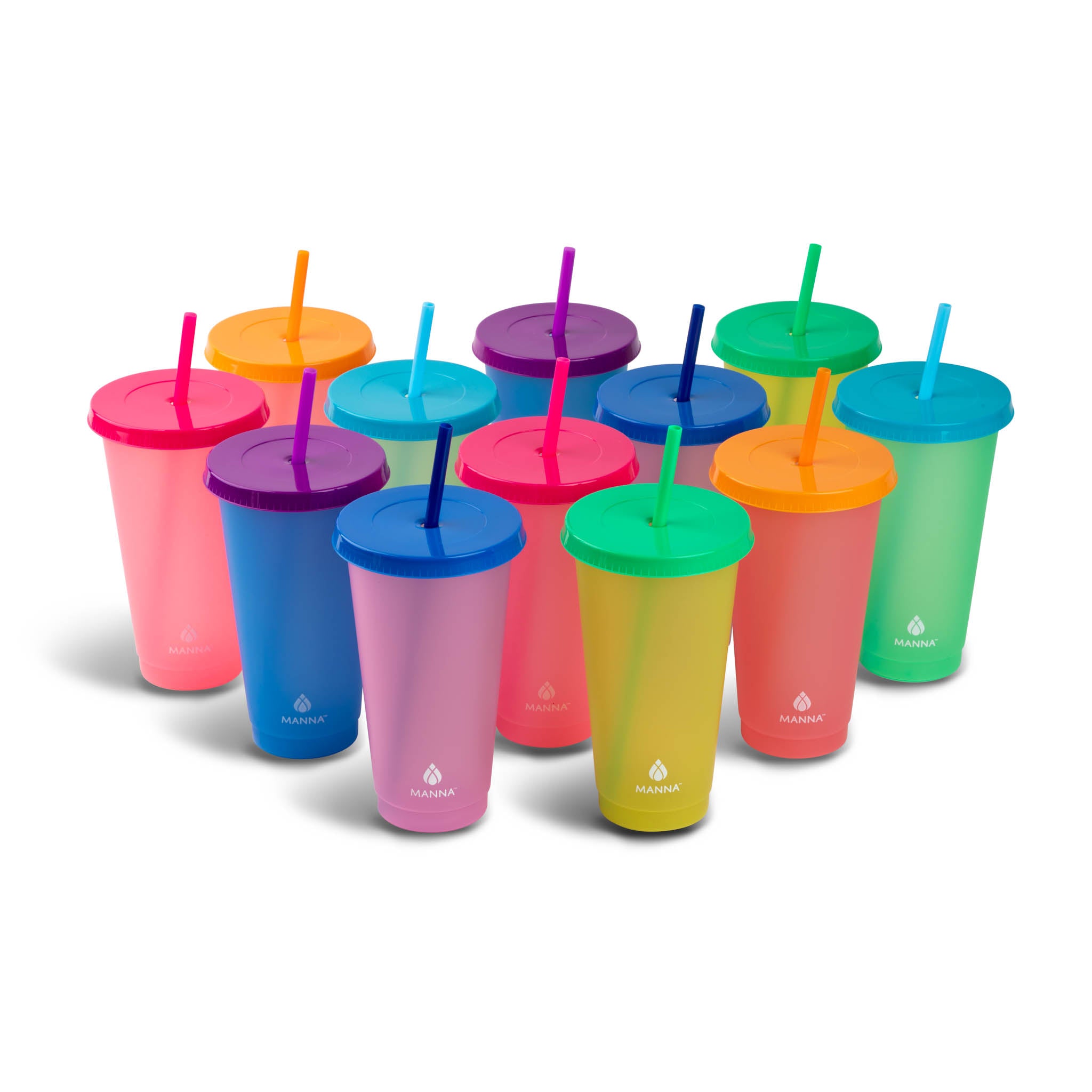 Image of 24 PC COLOR CHANGING CUPS  - RAINBOW