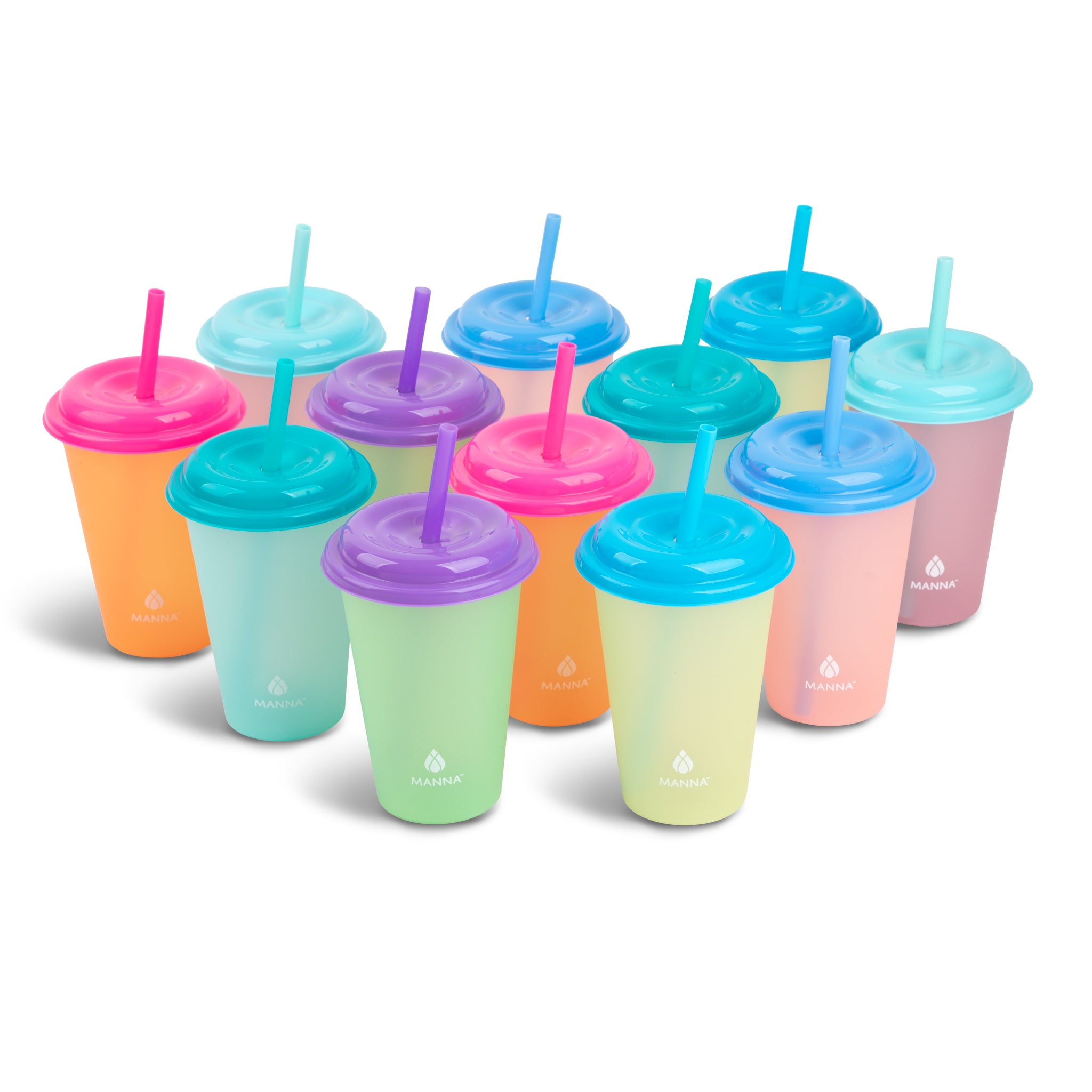 Image of 24 PC KIDS COLOR CHANGING CUPS - NEON @ @ MANNA MANNA 