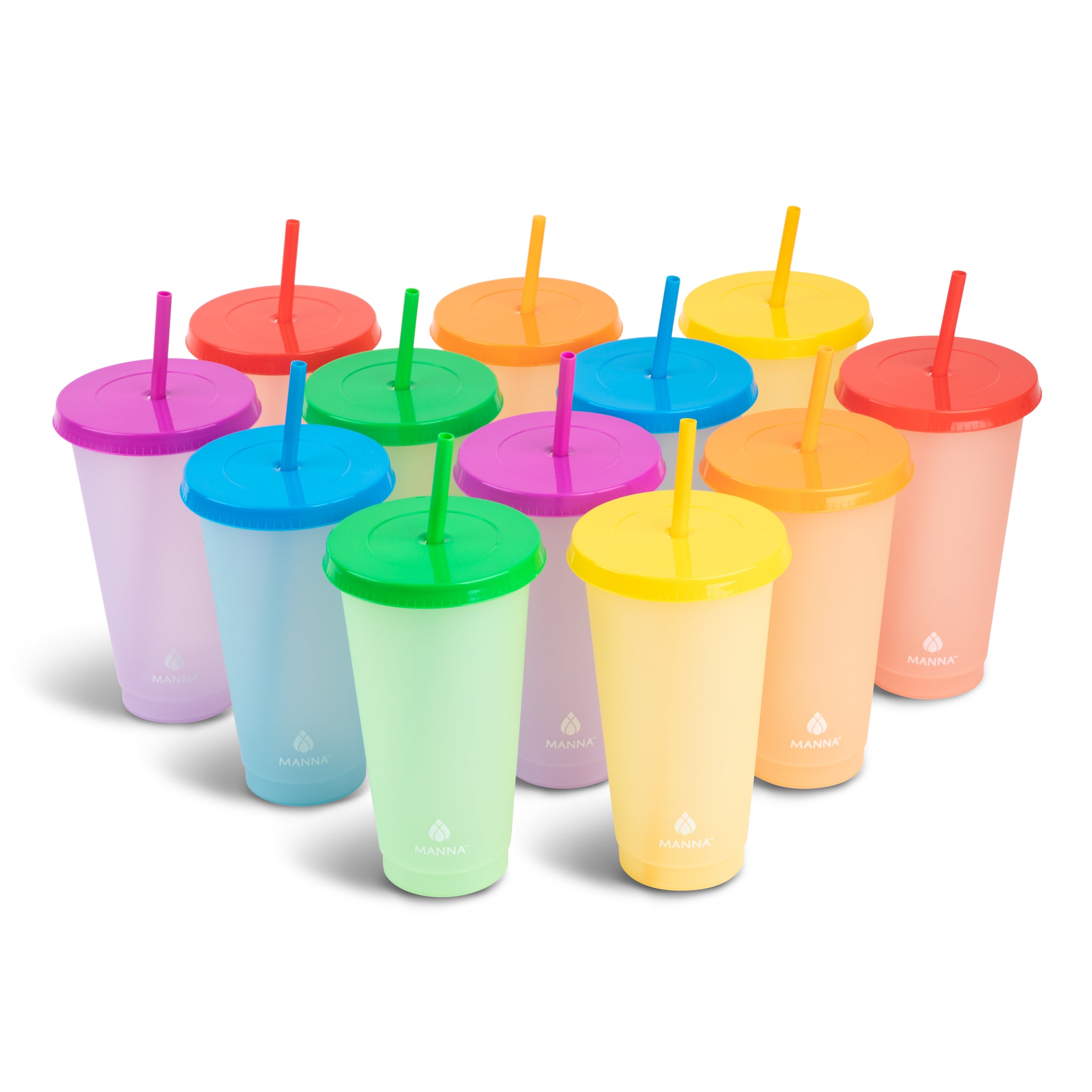 Image of 24 PC COLOR CHANGING CUPS -  PEACH