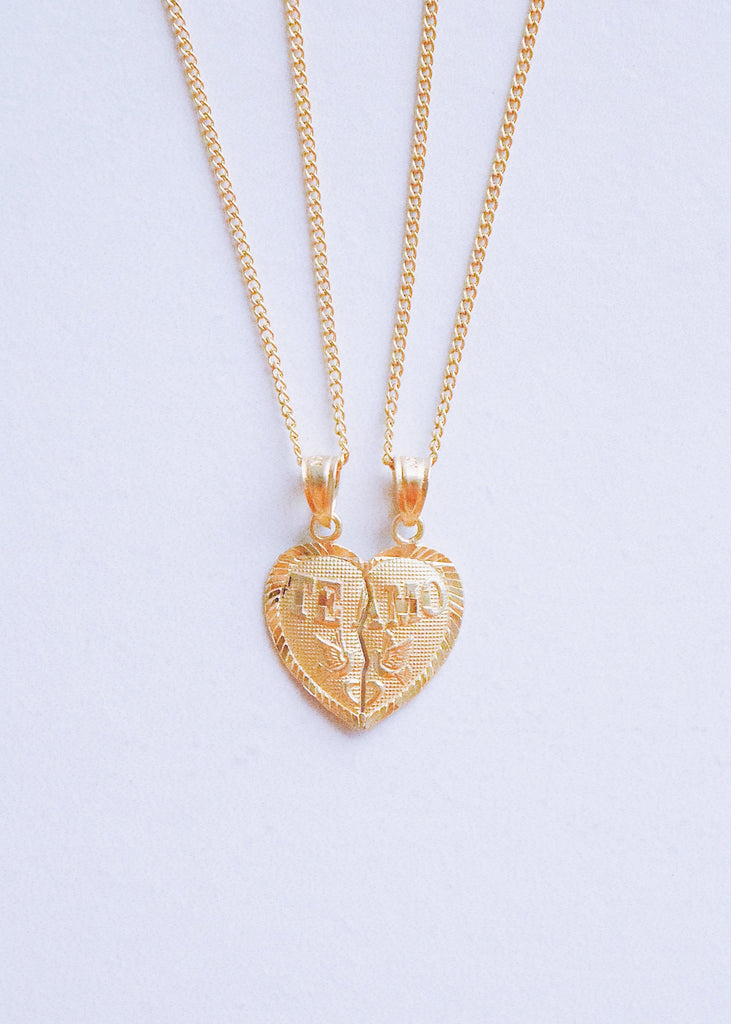 Te Amo Heart Necklace – Ten Wilde