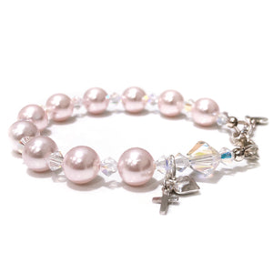 pink pearl bracelet