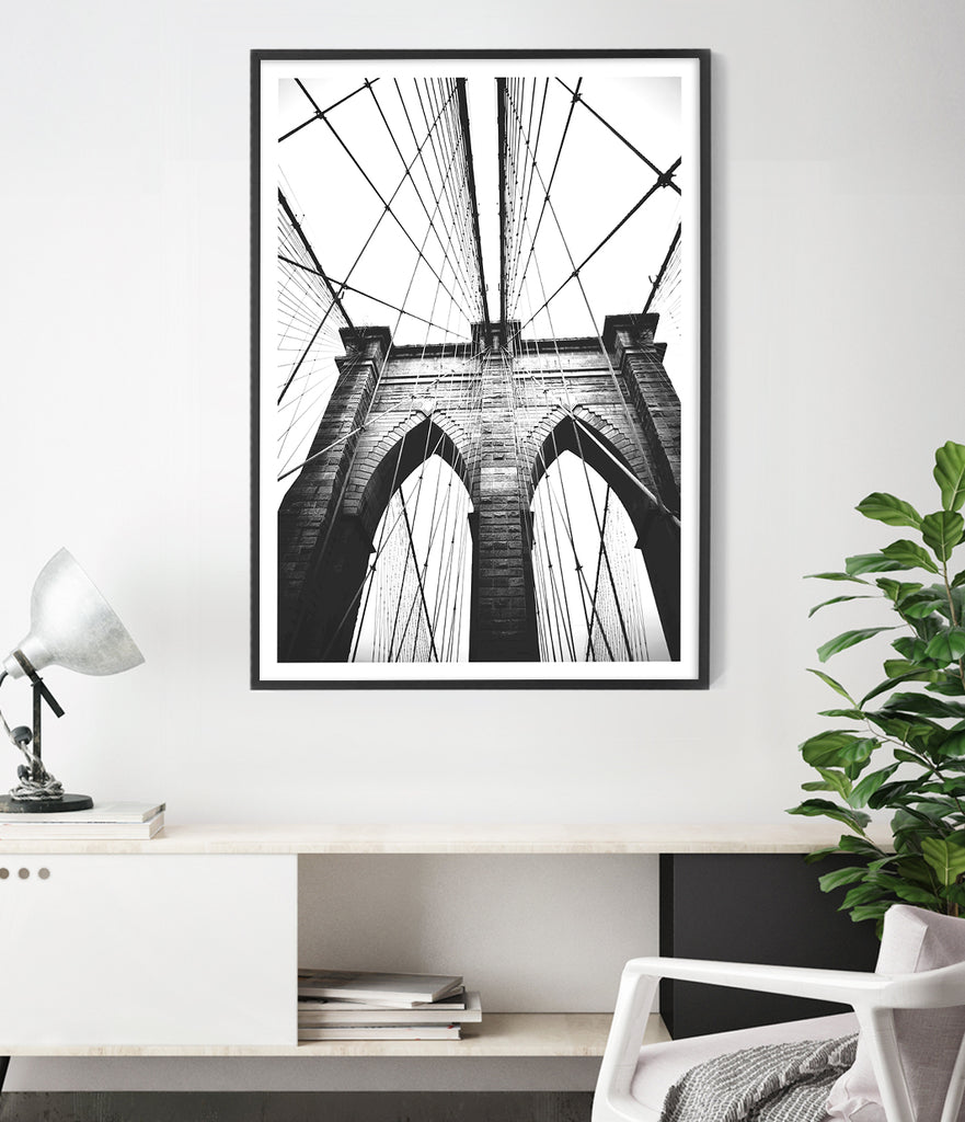 Brooklyn Bridge Print | New York Photography Print – Little Ink Empire