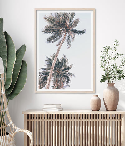 Vintage Palm Tree Print | Tropical Wall Art | Palm Poster Prints ...