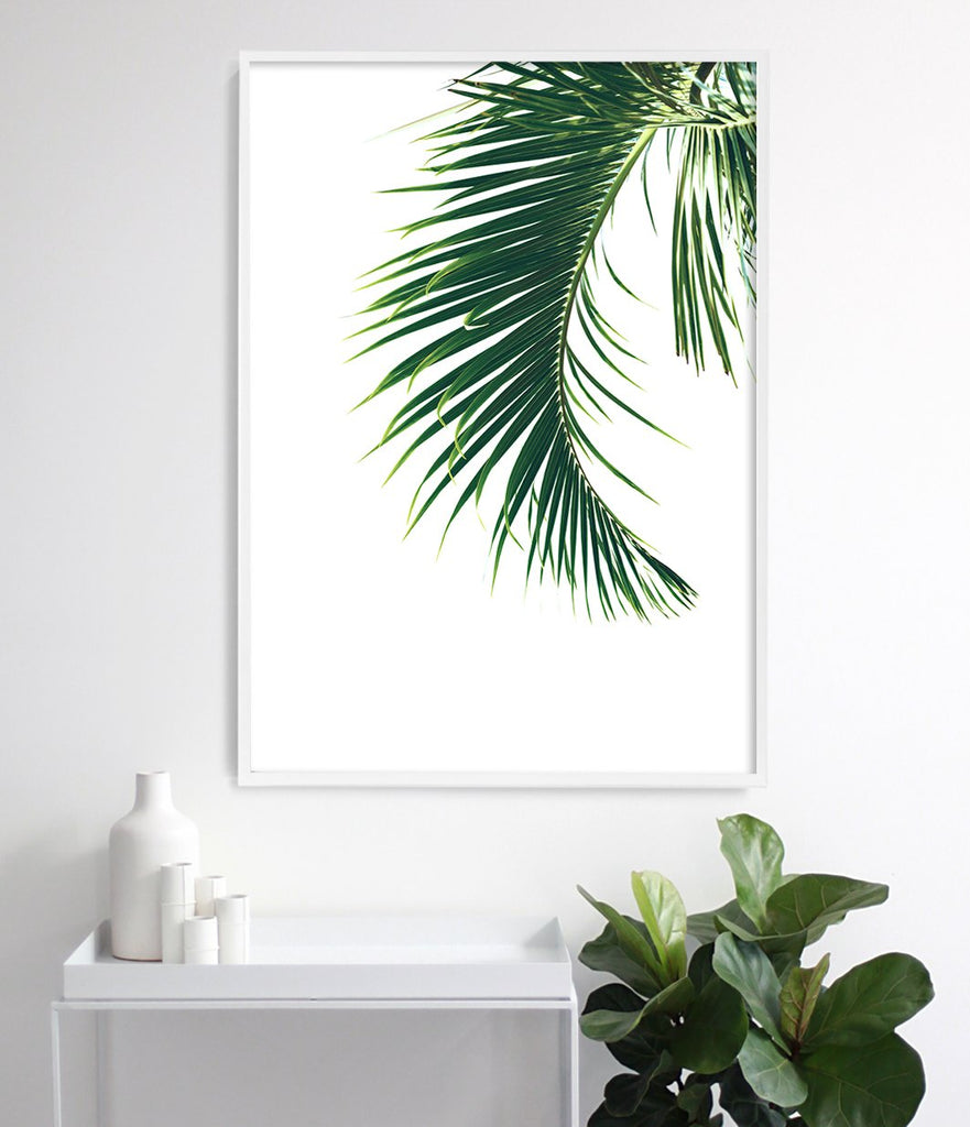 Back and White Vintage Palm Tree Print – Little Ink Empire