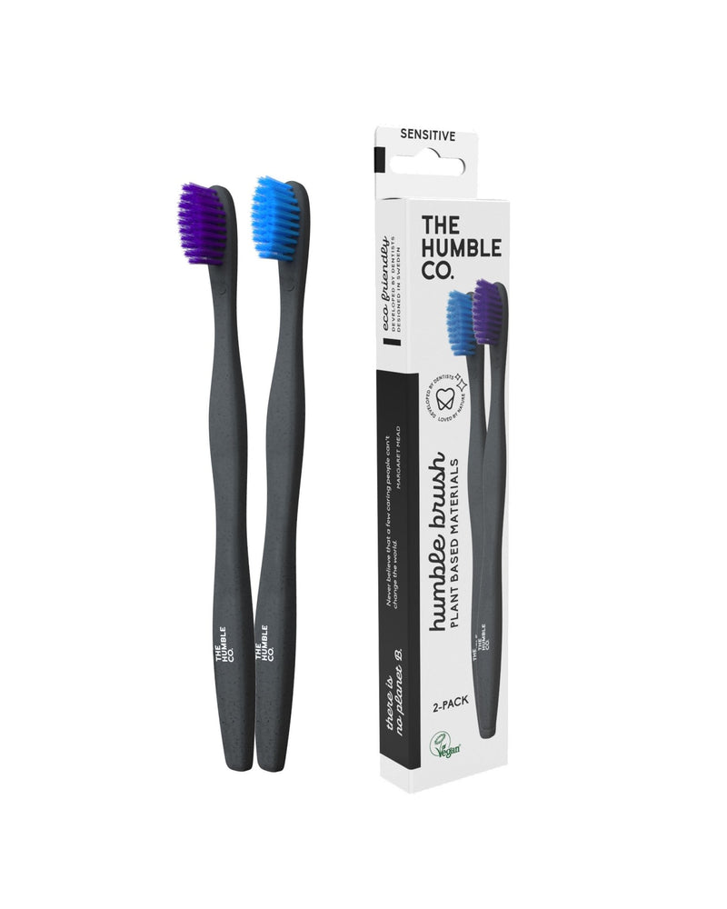 Plant Based Toothbrush Purple/Blue | The Humble Co.