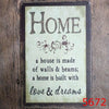 Image of Family, Love, and More - Vintage Tin Plate Signs