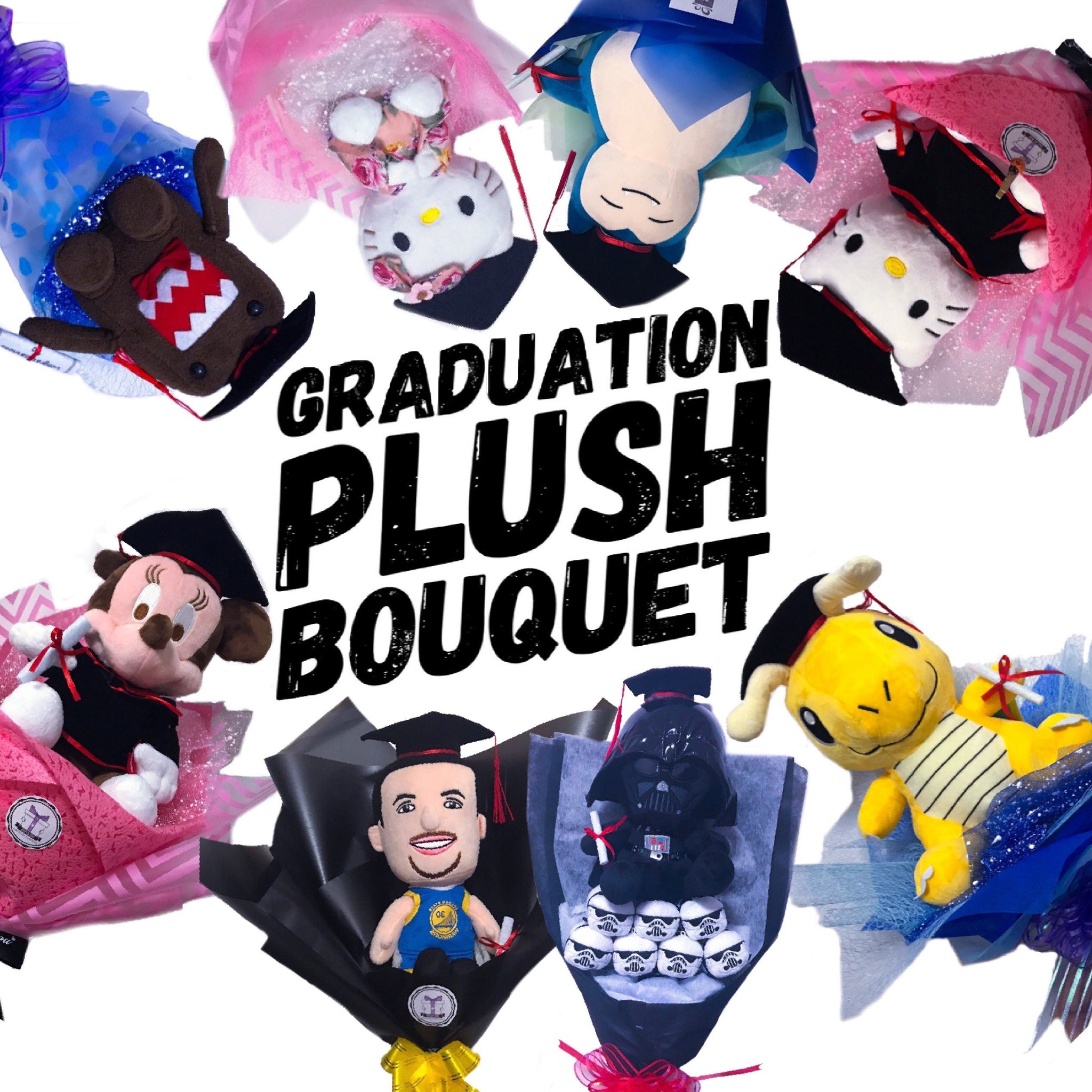 snorlax graduation plush