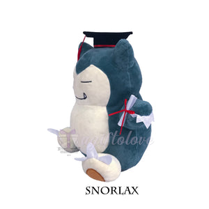 snorlax graduation plush