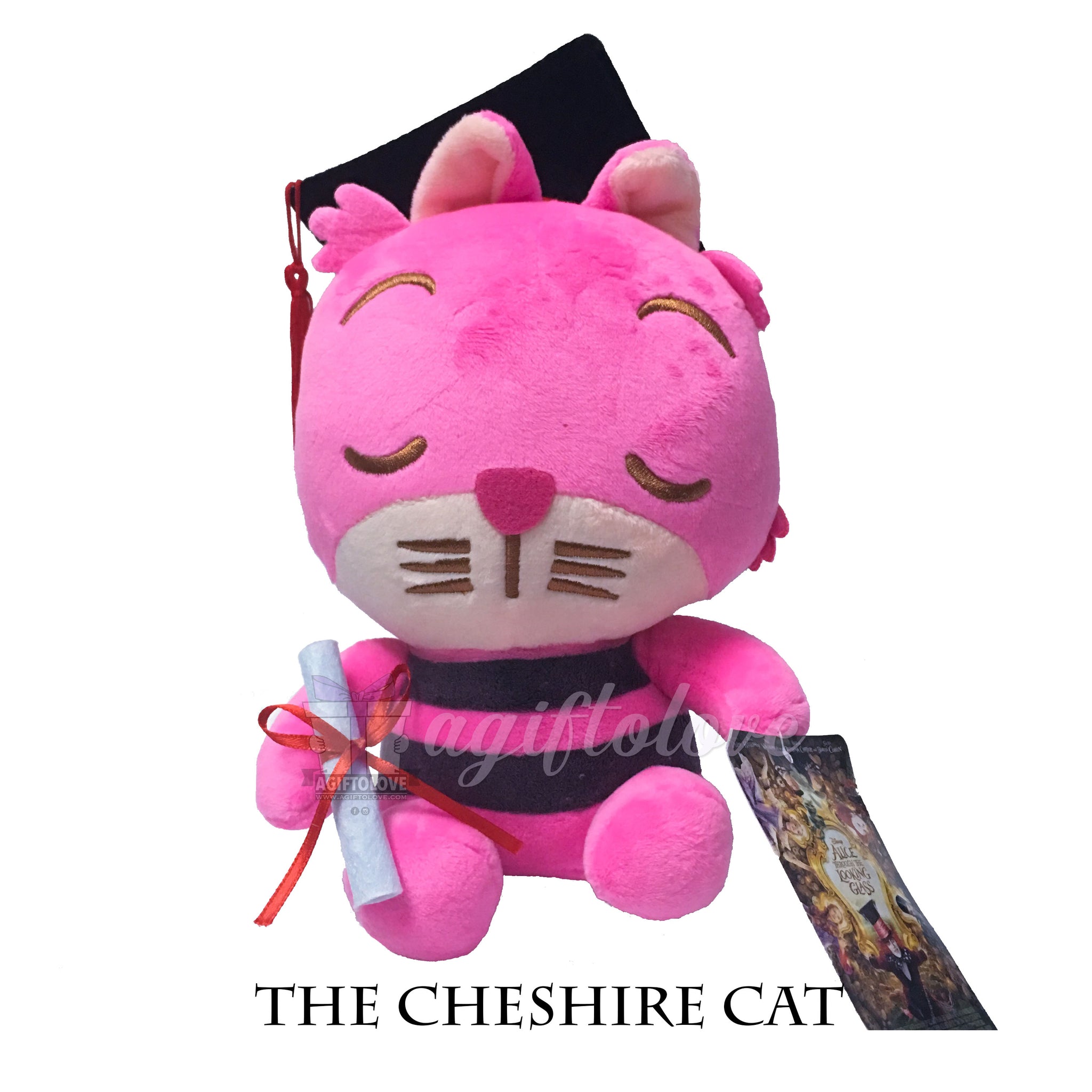 graduation cat plush