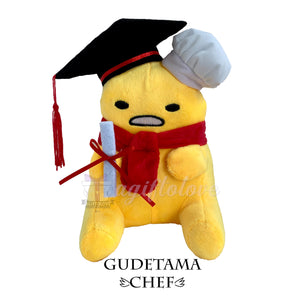 gudetama graduation plush