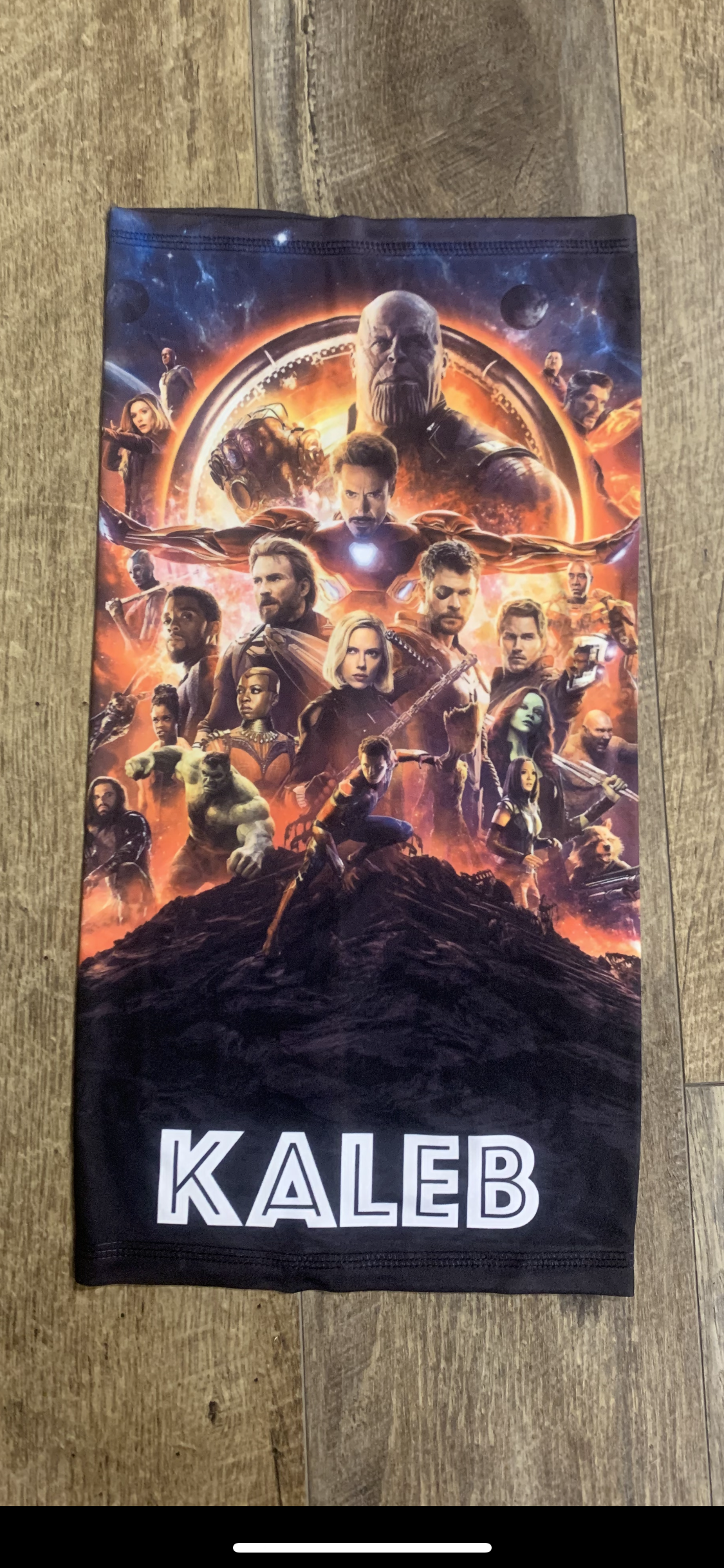 Custom printed gaitor masks