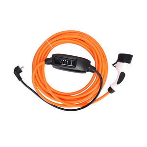 Renault Zoe Charging Cable - 16amp, Schuko (EU) to Type 2 in-line, 5 or ...