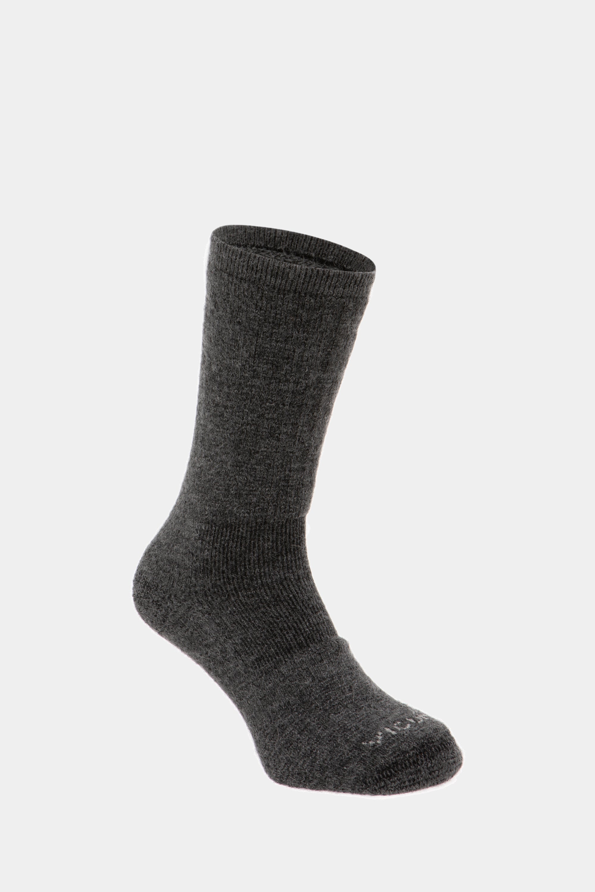 4005 Alpaca Highland Fully Cushioned Sock - Anthra – www.vicuna-london.com