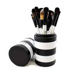 Morphe - SET 706 - 12 PIECE BLACK AND WHITE TRAVEL SET