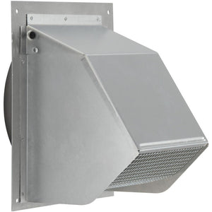 6 inch metal fresh air intake vent with screen