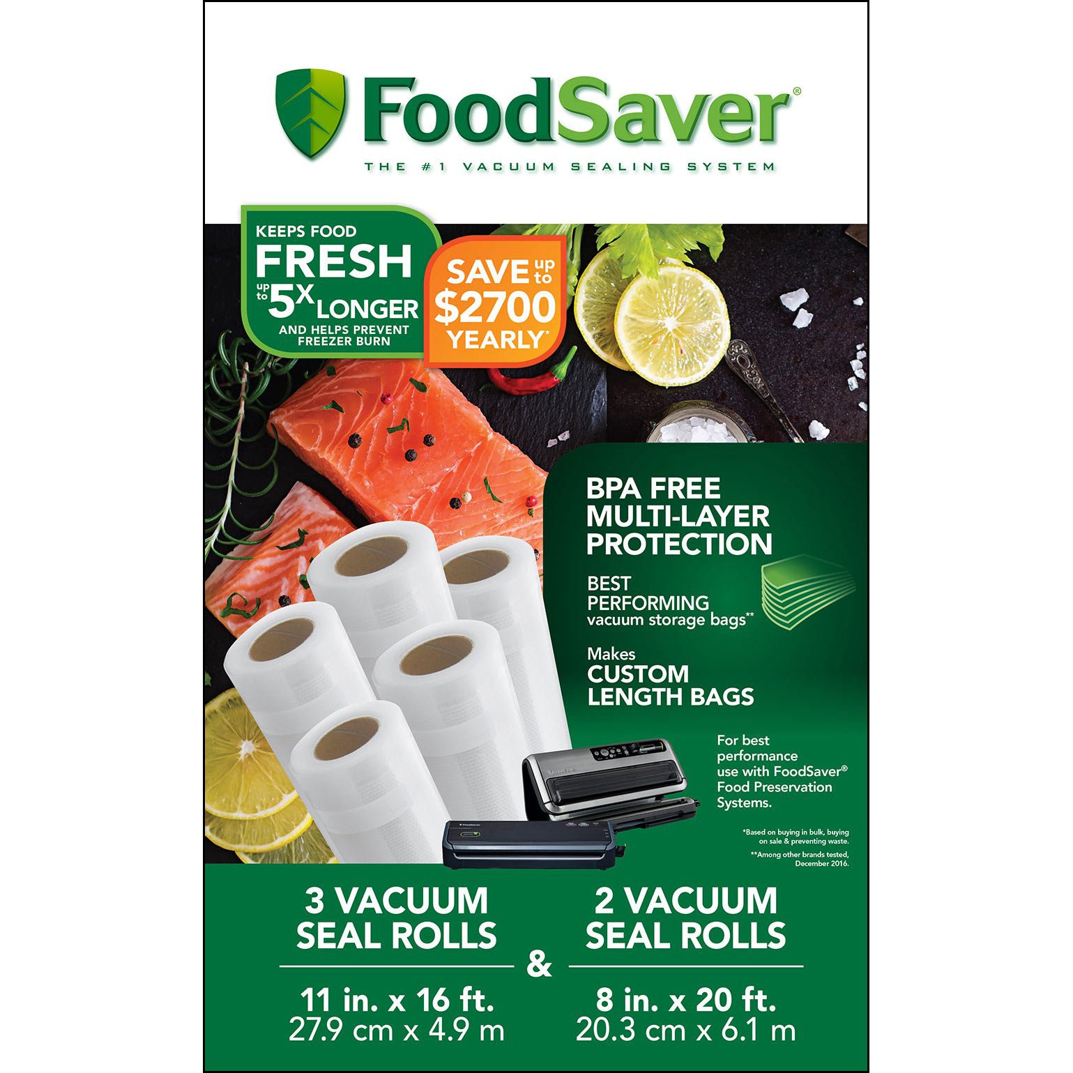 Foodsaver rolls - The Electric Brewery