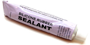 Tube of all purpose clear silicone sealant