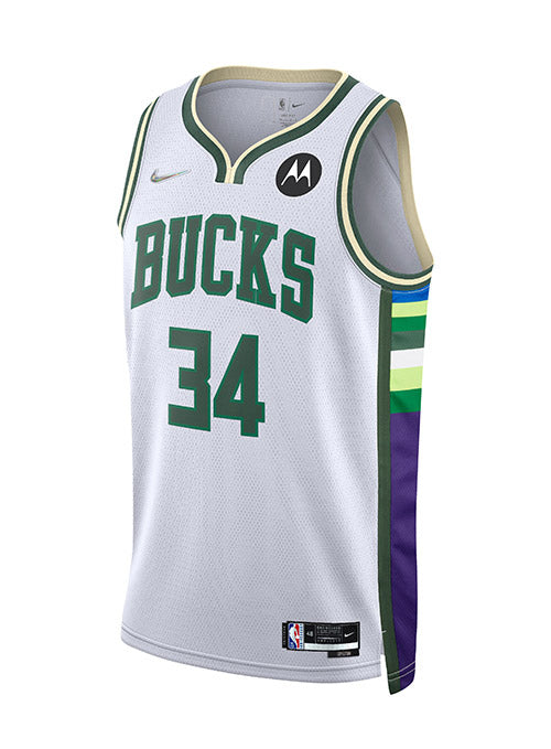 Marty Fielding patrulla despierta Nike 2021-22 NBA City Edition Giannis Antetokounmpo Mixtape Milwaukee |  Bucks Pro Shop