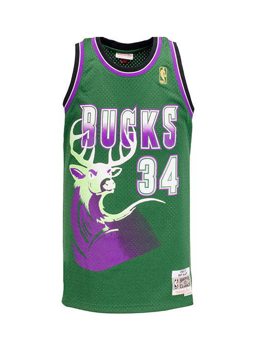 Mitchell & Ness NBA Swingman Jersey Milwaukee Bucks 2001-02 Ray Allen #34  Purple - PURPLE