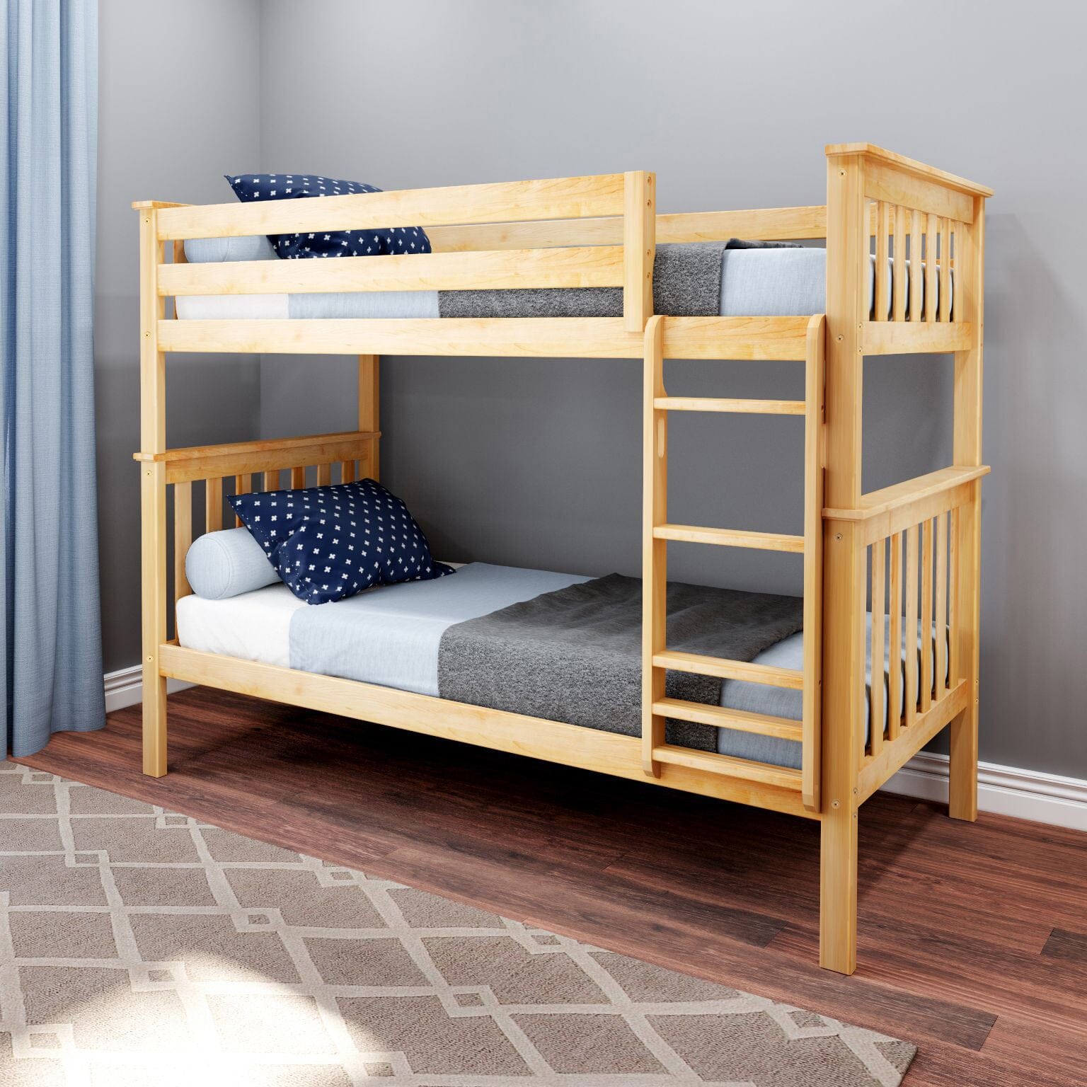 Image of Kid's Twin Over Twin-Size Bunk Bed