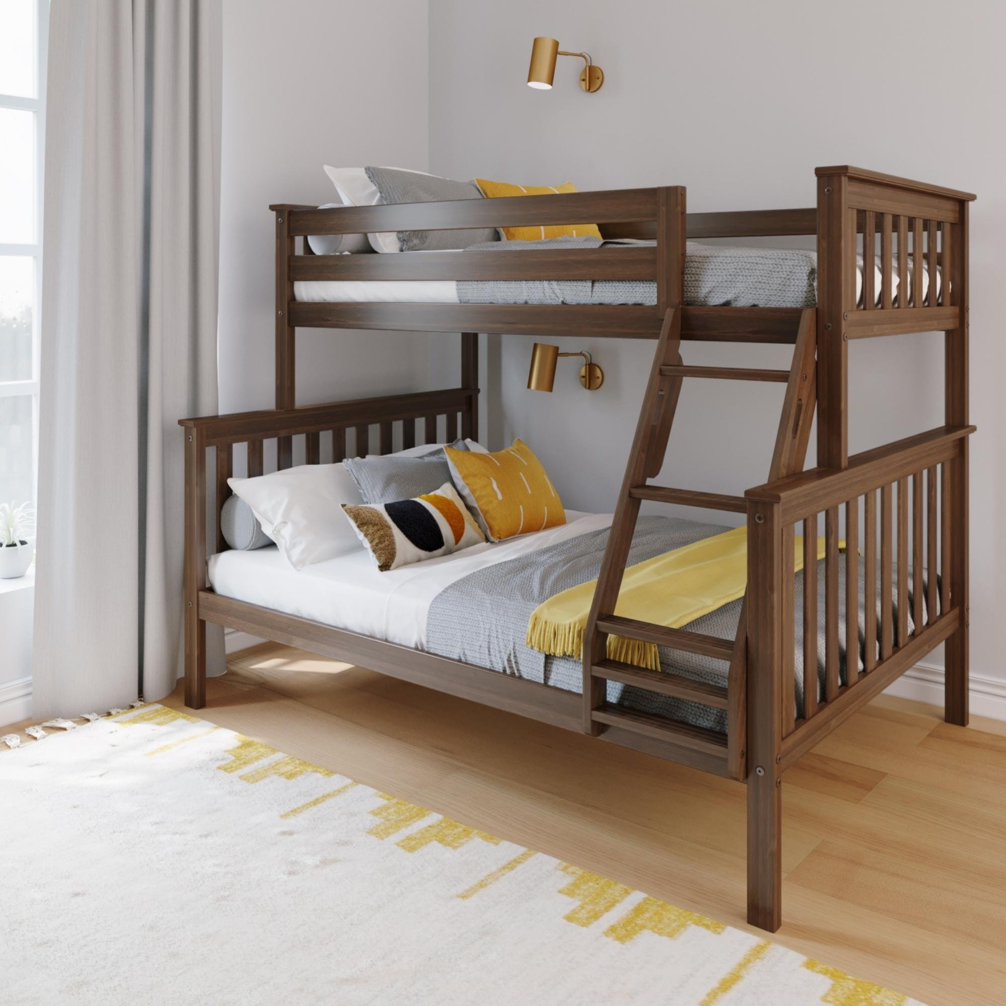 Image of Kid's Twin Over Full-Size Bunk Bed
