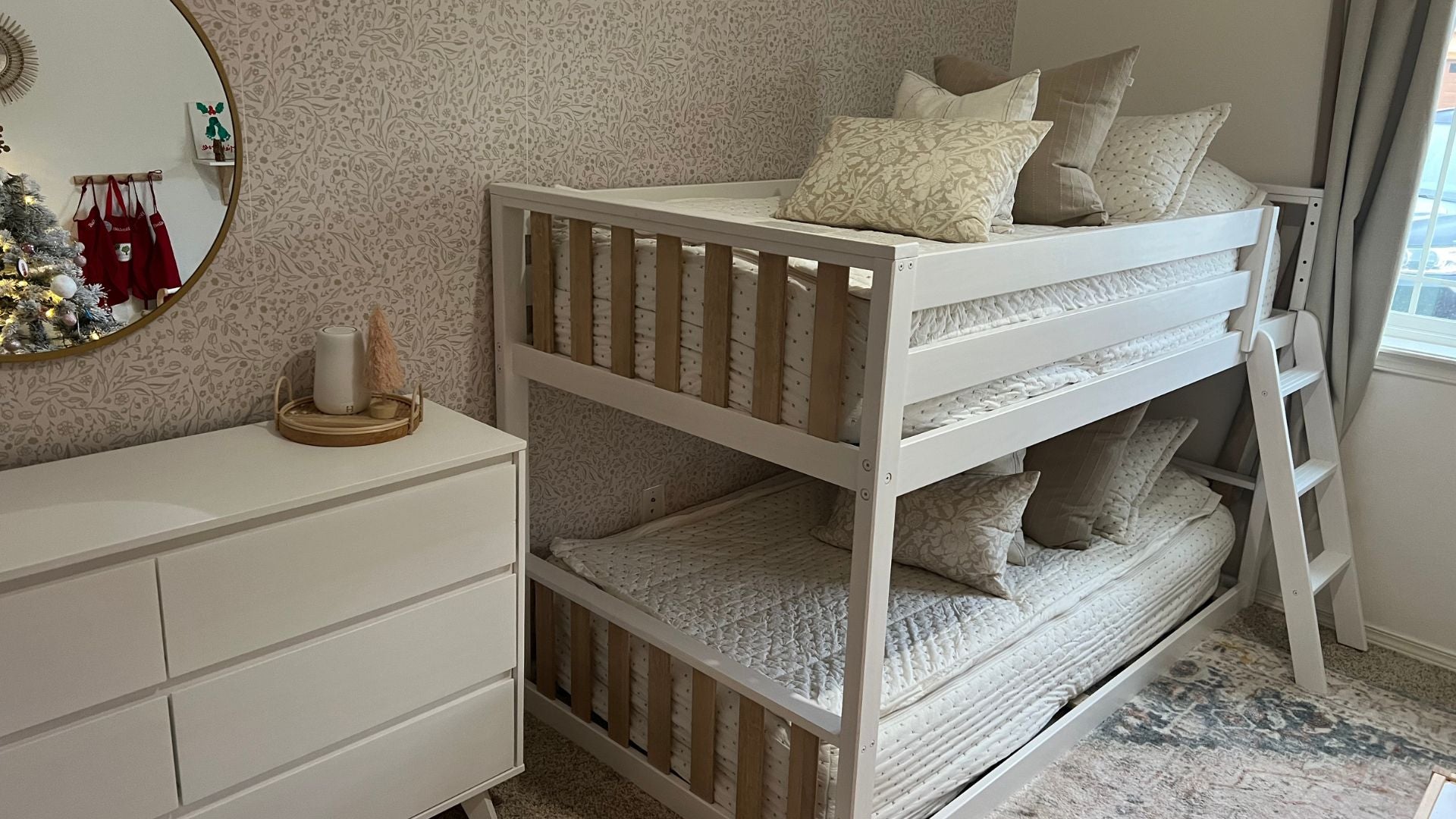 scandinavian low bunk bed