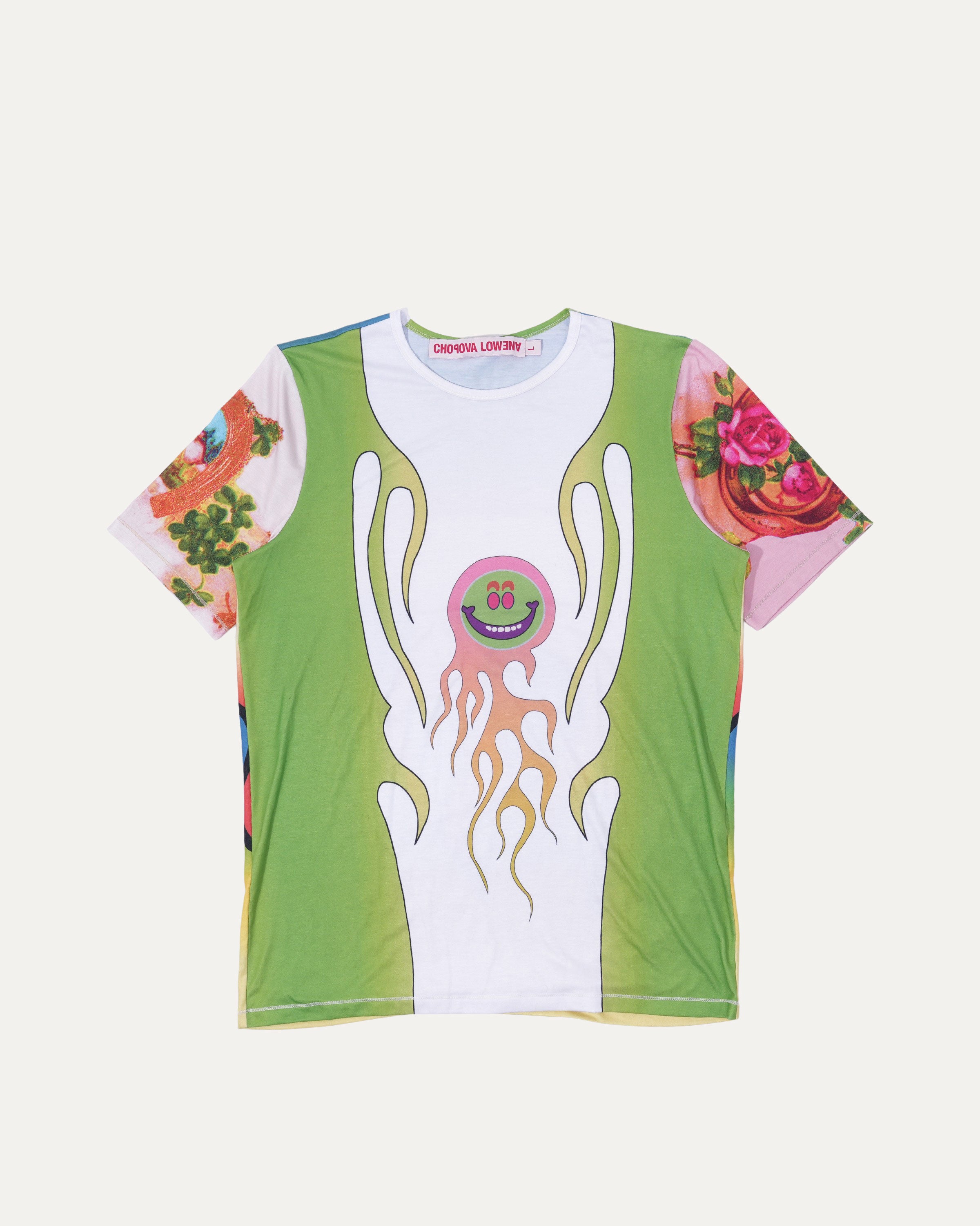 Image of Green Flame Jersey T-Shirt