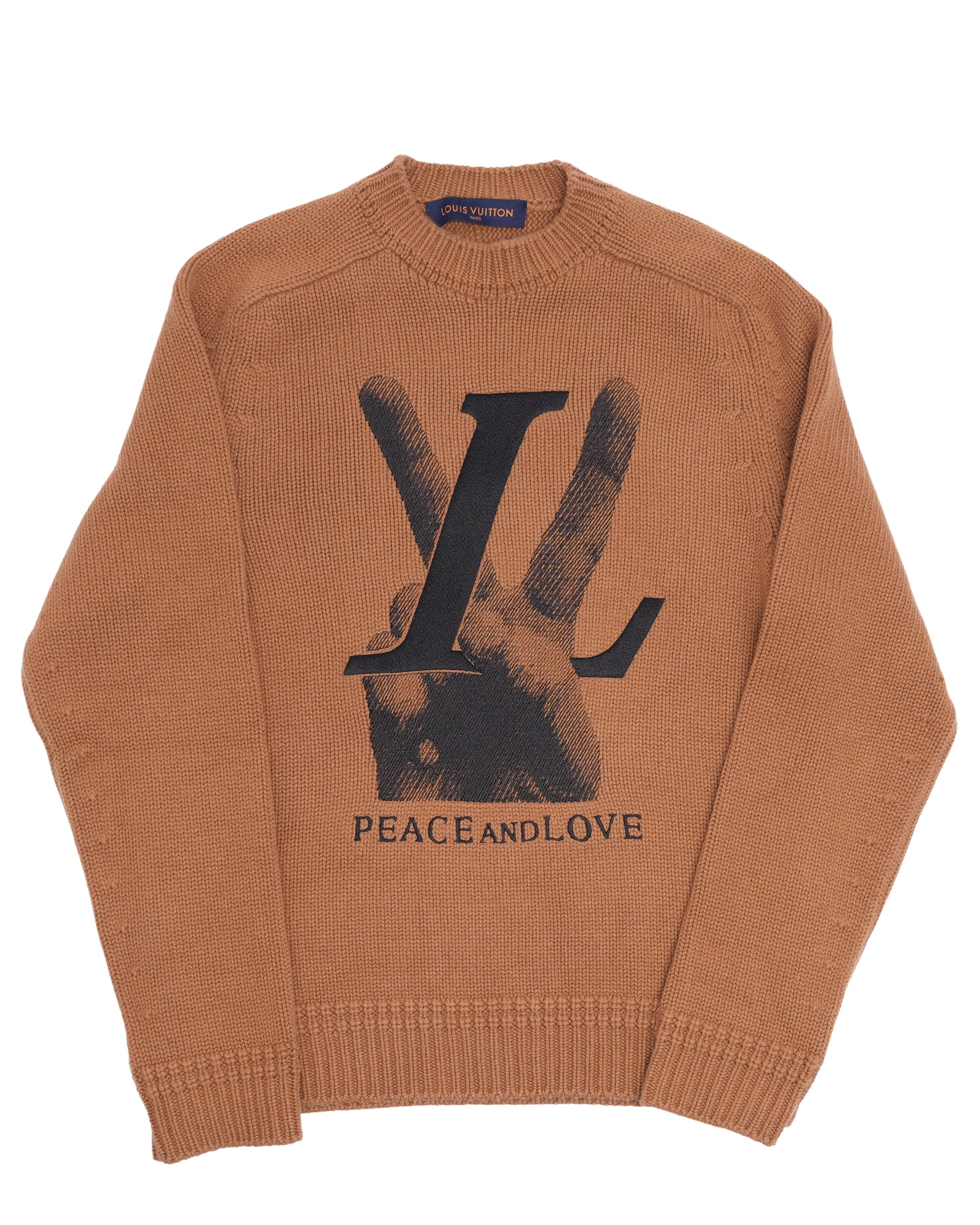 image of 'Peace And Love' Cashmere Sweater