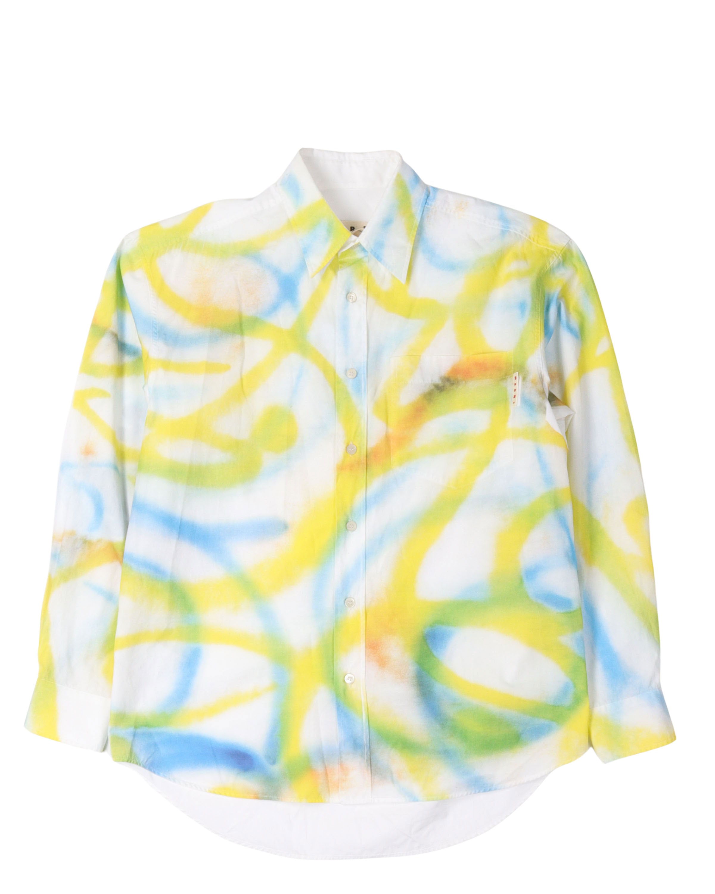 image of Scribble Spray Painted Shirt