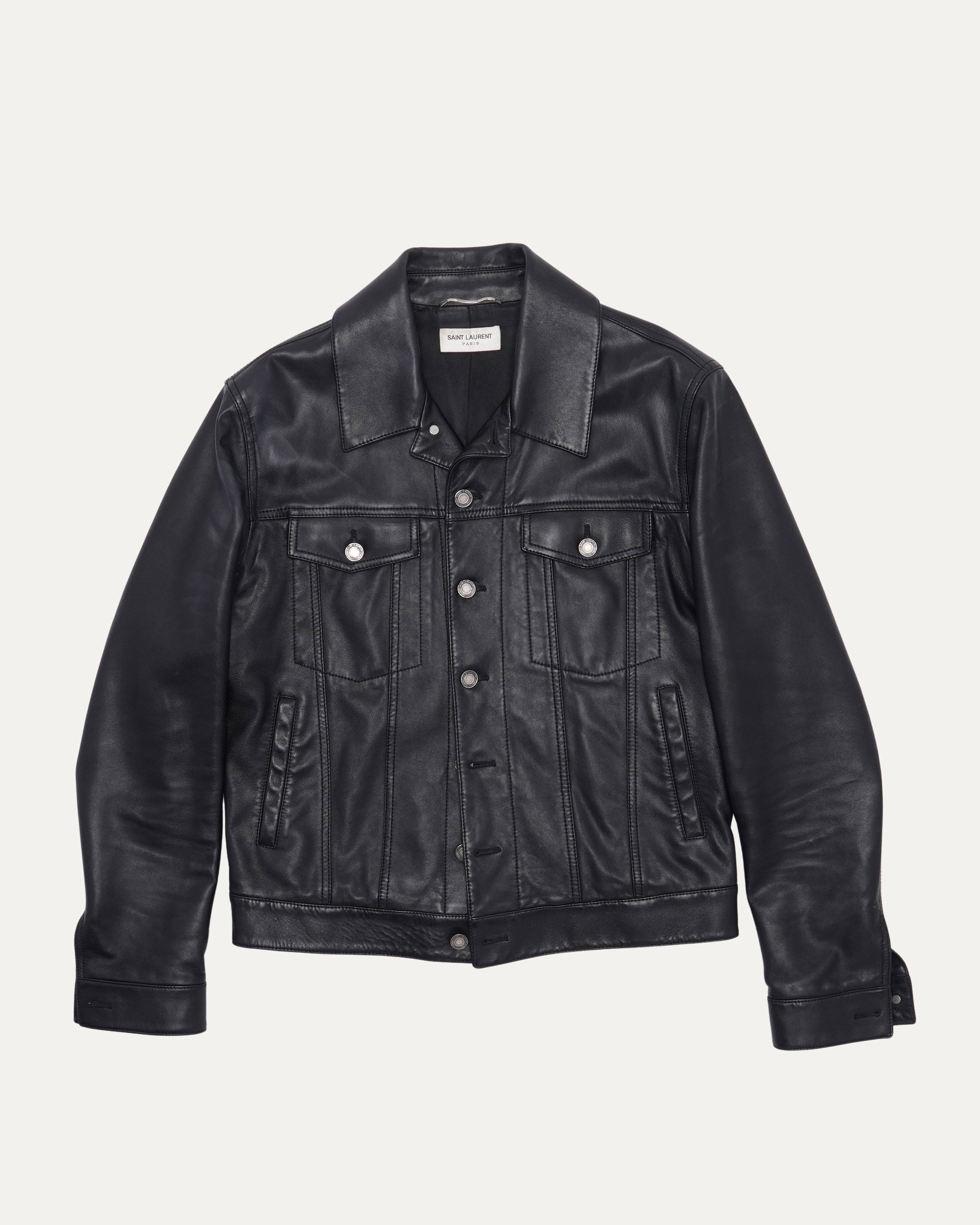 image of Leather Trucker Jacket